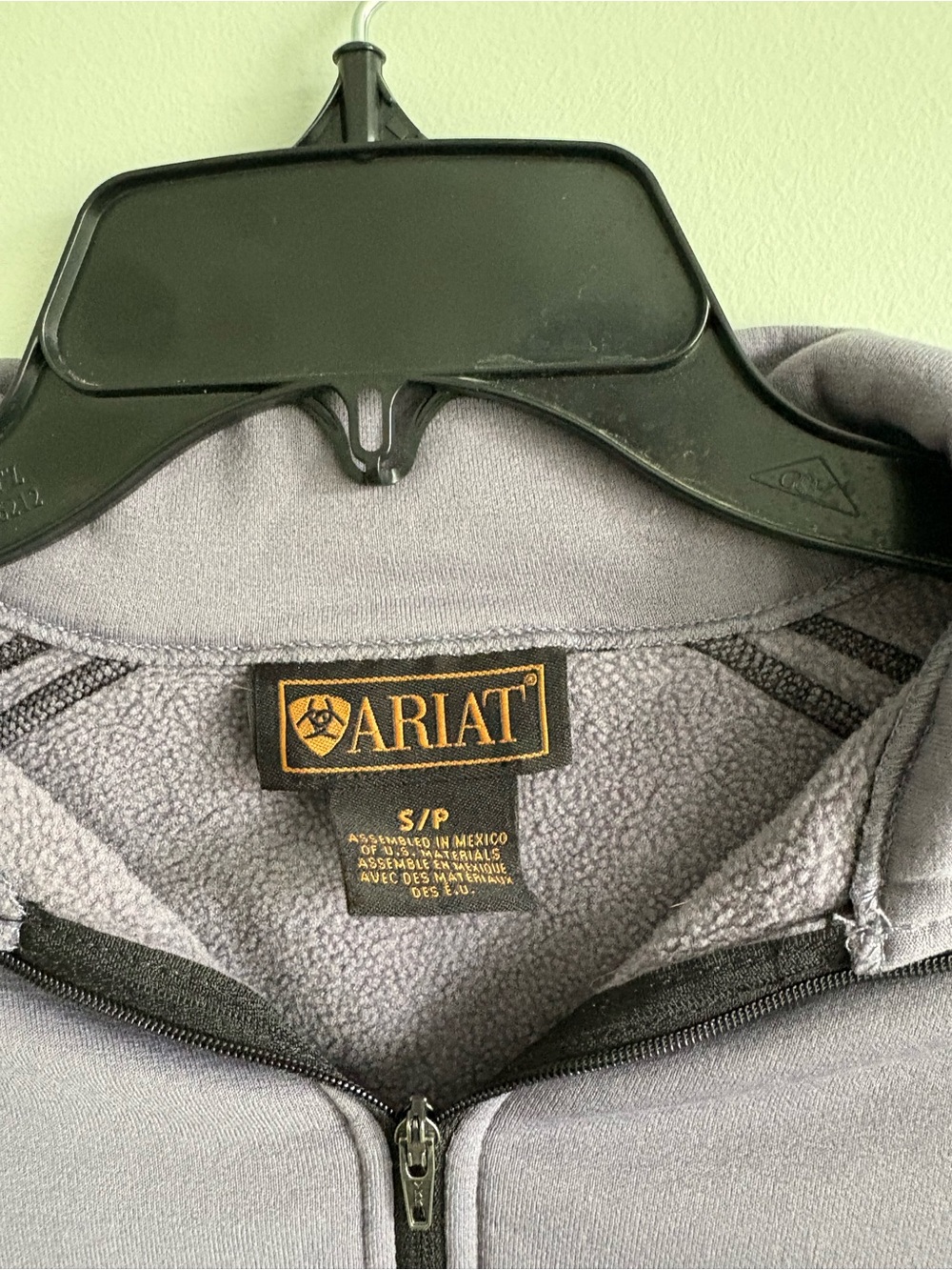 Ariat Team EQ Half-Zip Equestrian Pullover in Purple Ash Spandex USA made- Small - Picture 5 of 5